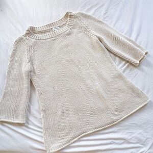 Women soft surroundings knit sweater size L